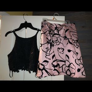 TWO PIECE FORMAL DRESS